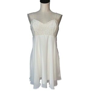 Rampage Women’s Vintage Babydoll Mini Dress size 11 Fairy Coquette Made in USA